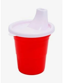 BoxLunch Shop 4 Sippy Cups Party Time Red Sippy Cup