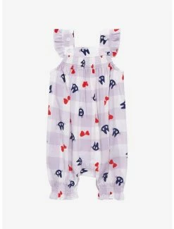 Our Universe Studio Ghibli Kiki's Delivery Service Jiji & Kiki's Bow Infant Ruffled One-Piece - BoxLunch Exclusive