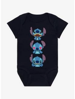 Disney Lilo & Stitch Chibi Stitch Stack Infant One-Piece - BoxLunch Exclusive